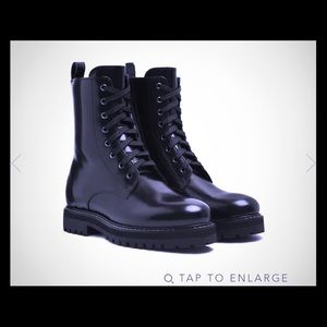 Thursday Black Combat Boots Size 10.5